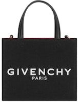 Givenchy Mini G-Tote Shopping Bag in Canvas Black Givenchy Mini G-Tote Shopping Bag in Canvas Black