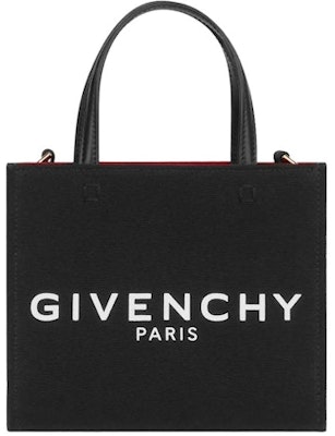 Givenchy Mini G-Tote Shopping Bag in Canvas Black Buy Givenchy Mini G-Tote Shopping Bag in Canvas Black