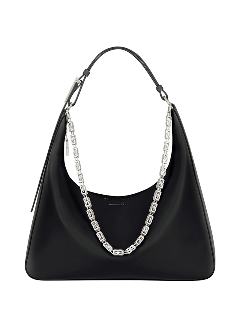 Buy 纪梵希 月亮挖肩中号黑色包