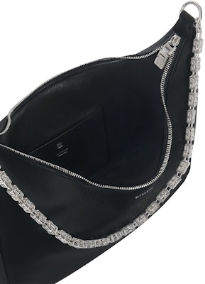 Givenchy Moon Cut Out Shoulder Bag Medium Black Lookbook Givenchy Moon Cut Out Shoulder Bag Medium Black