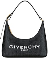Givenchy Moon Cut Out Shoulder Bag Small 4G Embossed Givenchy Paris Print Black/White Givenchy Moon Cut Out Shoulder Bag Small 4G Embossed Givenchy Paris Print Black/White