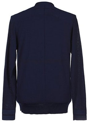 GIVENCHY Navy Blue Pure Wool V-neck Cardigan Sweater 14S7502521-410 Lookbook GIVENCHY Navy Blue Pure Wool V-neck Cardigan Sweater 14S7502521-410