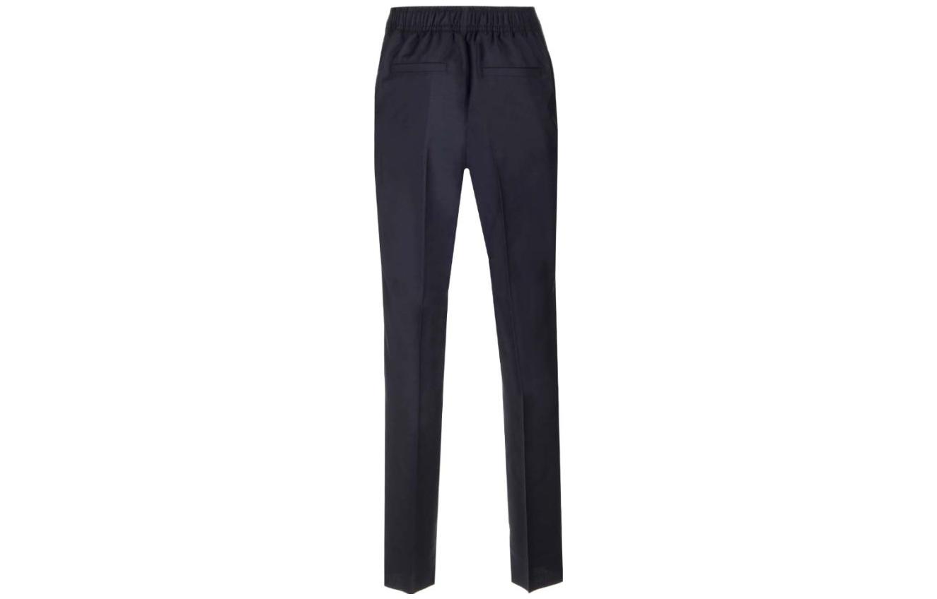Sizing Pantalones Casuales Rectos Azul Marino con Botones de GIVENCHY. BM50TJ100H-001