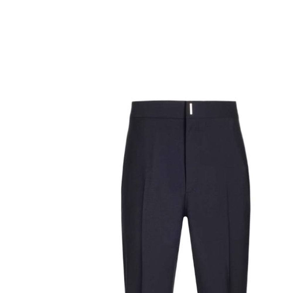 Cheap Pantalones Casuales Rectos Azul Marino con Botones de GIVENCHY. BM50TJ100H-001