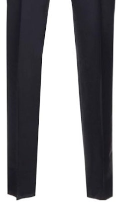 Pantalones Casuales Rectos Azul Marino con Botones de GIVENCHY. BM50TJ100H-001 1