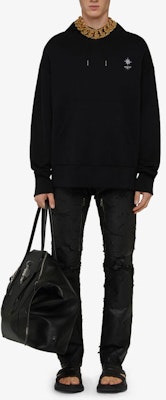 지방시 오버사이즈 백 프린트 블랙 후드티. BMJ0BA3Y69-001 Lookbook 지방시 오버사이즈 백 프린트 블랙 후드티. BMJ0BA3Y69-001