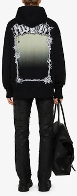 지방시 오버사이즈 백 프린트 블랙 후드티. BMJ0BA3Y69-001 Shop 지방시 오버사이즈 백 프린트 블랙 후드티. BMJ0BA3Y69-001