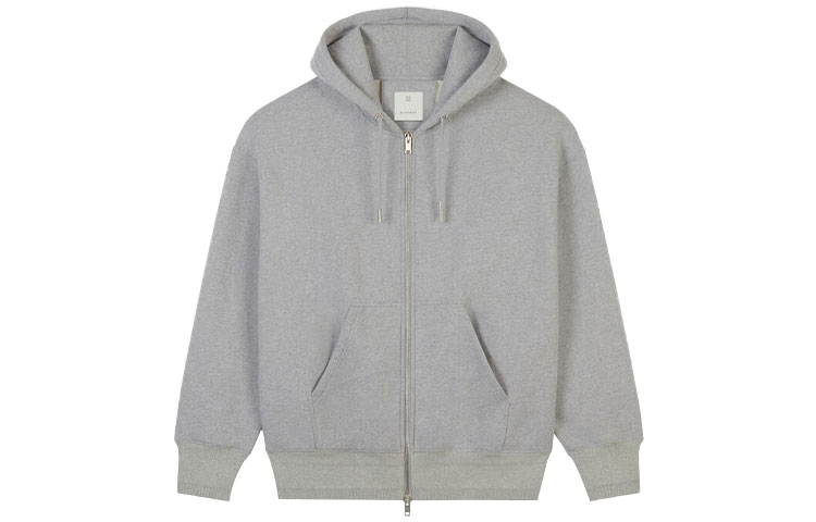 Givenchy Oversized Drawstring Hoodie Gray Long Sleeve Casual Sweater BMJ0BY3Y69-055