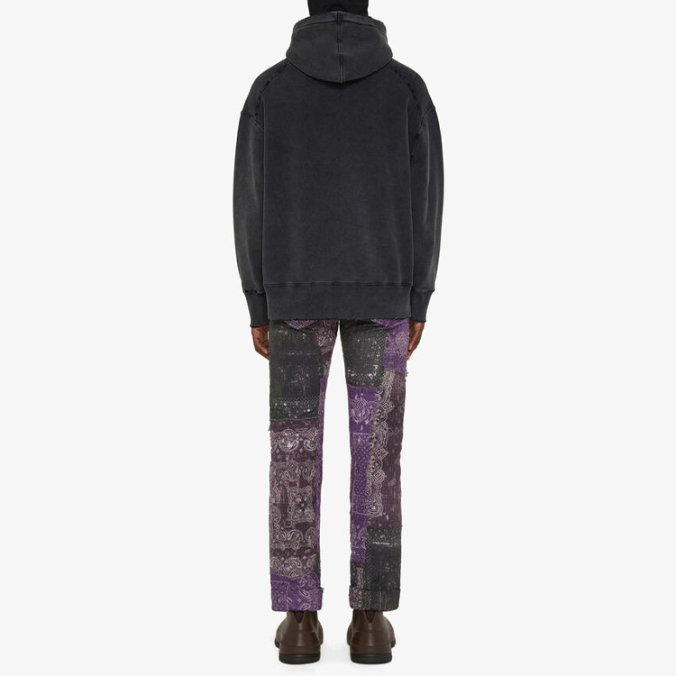 Shop Givenchy Baju Sejuk Lelaki Oversized Hitam Bersulam. BMJ0D53Y69-001