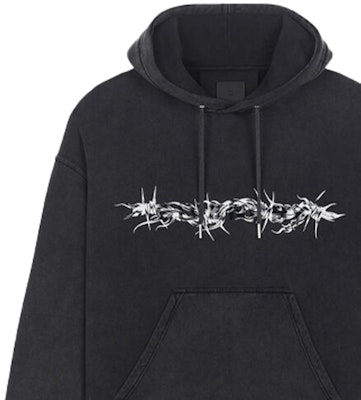 Givenchy Baju Sejuk Lelaki Oversized Hitam Bersulam. BMJ0D53Y69-001 Details for Givenchy Baju Sejuk Lelaki Oversized Hitam Bersulam. BMJ0D53Y69-001