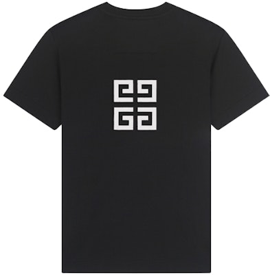 Givenchy Baju-T Hitam Logo Huruf Besar. BM71543Y6B-001 Lookbook Givenchy Baju-T Hitam Logo Huruf Besar. BM71543Y6B-001