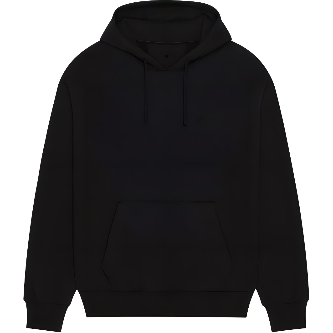 Givenchy Oversized Solid Color Pullover Hoodie Black BMJ0LA3YP0-001