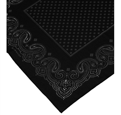 Givenchy Paisley Print Pocket Square Black Order Givenchy Paisley Print Pocket Square Black