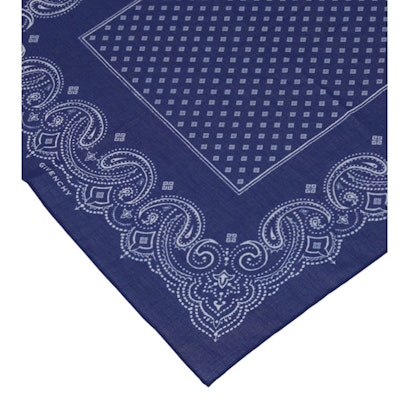 Givenchy Paisley Print Pocket Square Blue Order Givenchy Paisley Print Pocket Square Blue