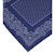 Givenchy Paisley Print Pocket Square Blue