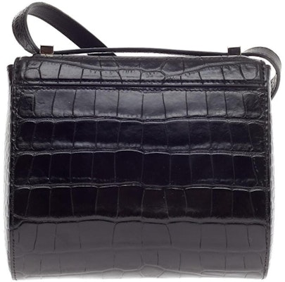 Givenchy Pandora Box Messenger Crocodile Embossed Mini Black Order Givenchy Pandora Box Messenger Crocodile Embossed Mini Black