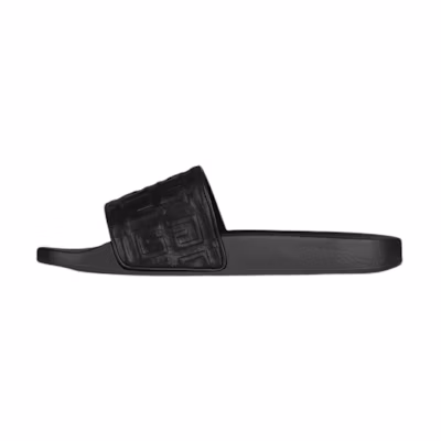 Givenchy Paris 4G Leather Flat Sandal 'Black'