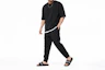 Order Givenchy Paris Flat Sandals Black White BH300HH0EP-001