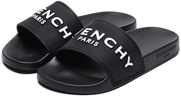 Selipar Rata Givenchy Paris Hitam Putih BH300HH0EP-001 Lookbook Selipar Rata Givenchy Paris Hitam Putih BH300HH0EP-001