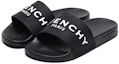 Shop Givenchy Paris Flat Sandals Black White BH300HH0EP-001