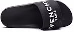 Purchase Givenchy Paris Flat Sandals Black White BH300HH0EP-001