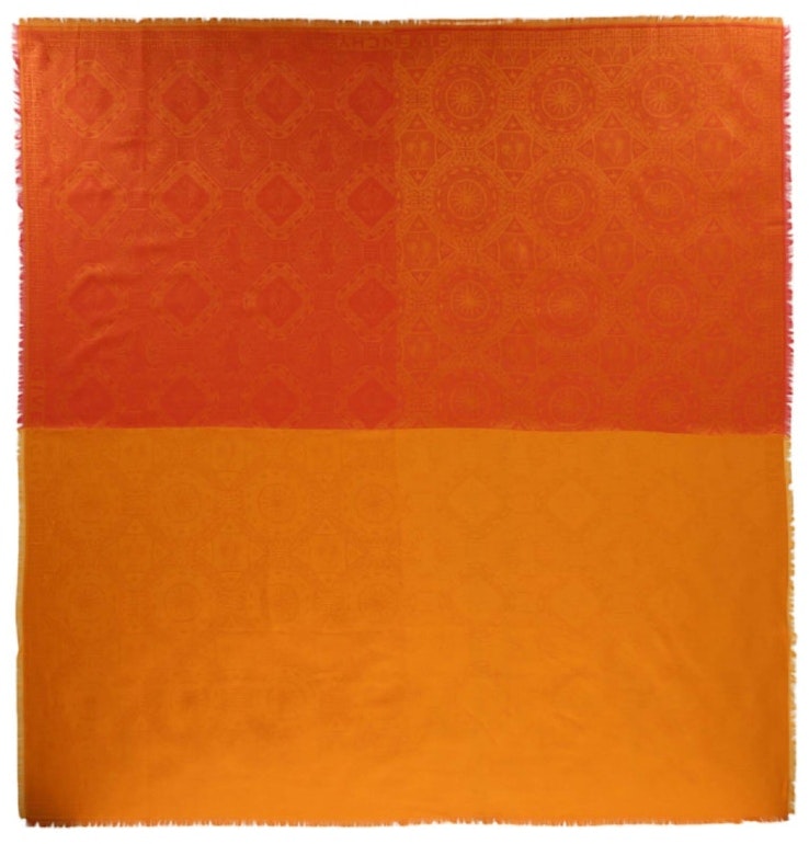 givenchy-patchwork-silk-blend-shawl-red-orange