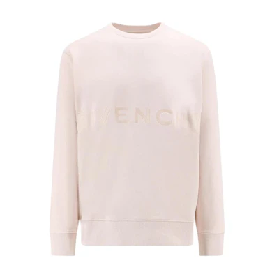 Givenchy Pink Letter Print Logo Pullover Crewneck Sweatshirt Men’s Loose Fit BMJ0HA3Y8M-657