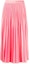 Buy ジバンシィ プリーツ ミッドライズスカート ロゴウエストバンド オレンジピンク BW40CT30GL-672