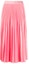 Order ジバンシィ プリーツ ミッドライズスカート ロゴウエストバンド オレンジピンク BW40CT30GL-672