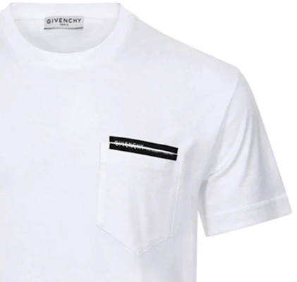 Givenchy 口袋標誌白色圓領短袖T恤 BM70VA3002-100 Details for Givenchy 口袋標誌白色圓領短袖T恤 BM70VA3002-100