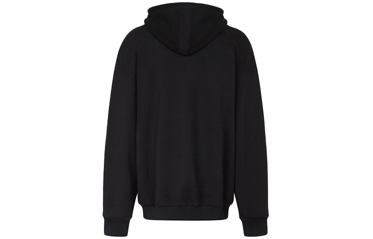 Lookbook Givenchy Poseidon Graphic Print Oversized Hoodie Black BMJ07S305B-001