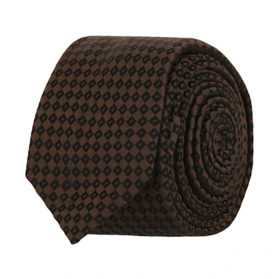 Givenchy Printed Silk Tie Yellow