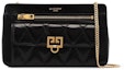 Buy Givenchy Quilted Double G Plaque Crossbody Bag Black