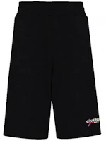 Order Givenchy 彩虹簽名標誌黑色運動短褲 BM50N530AF-001