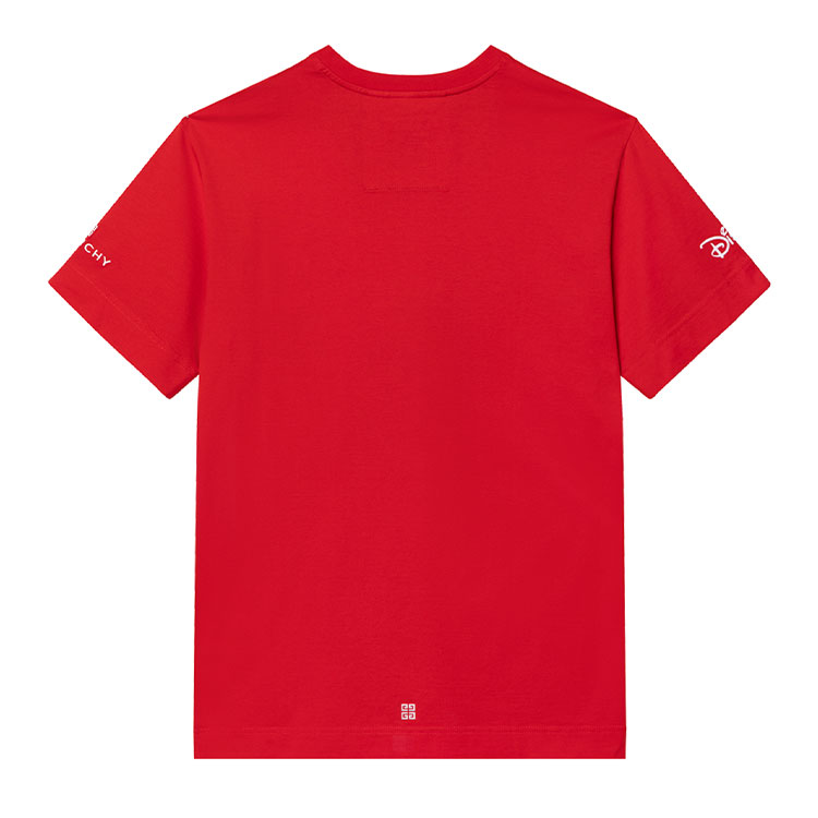 GIVENCHY Red Anime Graphic Print Short Sleeve  T-Shirt. BM716R3YAX-600 圖 3
