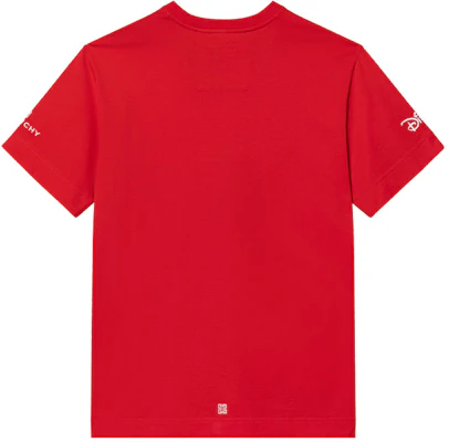 Camiseta Roja de GIVENCHY con Gráfico Anime y Manga Corta. BM716R3YAX-600 Lookbook Camiseta Roja de GIVENCHY con Gráfico Anime y Manga Corta. BM716R3YAX-600