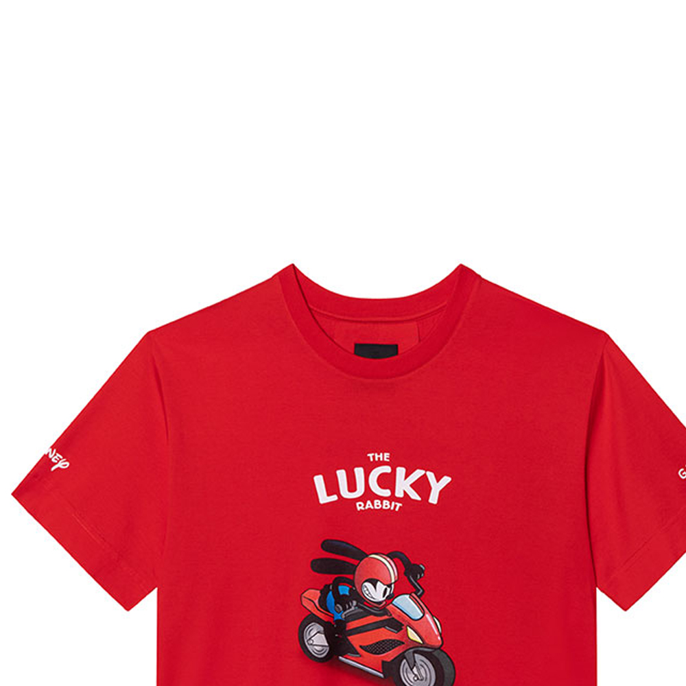 GIVENCHY Red Anime Graphic Print Short Sleeve  T-Shirt. BM716R3YAX-600 圖 7