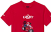 Sizing Camiseta Roja de GIVENCHY con Gráfico Anime y Manga Corta. BM716R3YAX-600