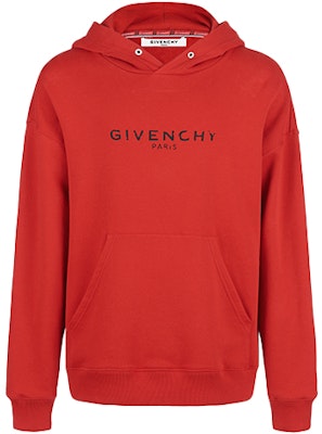 Givenchy Red Hoodie with Letter Print BM700R30AF-620 Order Givenchy Red Hoodie with Letter Print BM700R30AF-620