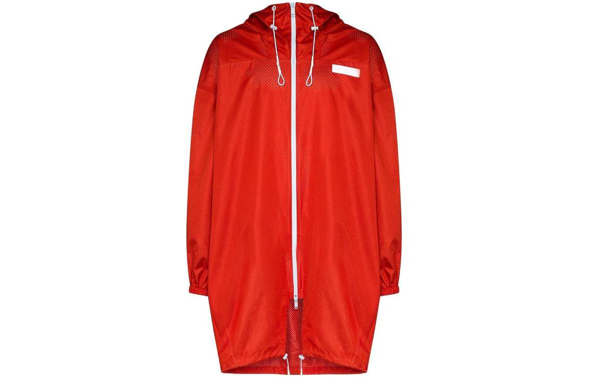 Givenchy Red Solid Zip-Up Hoodie Jacket BM00JD12VK600