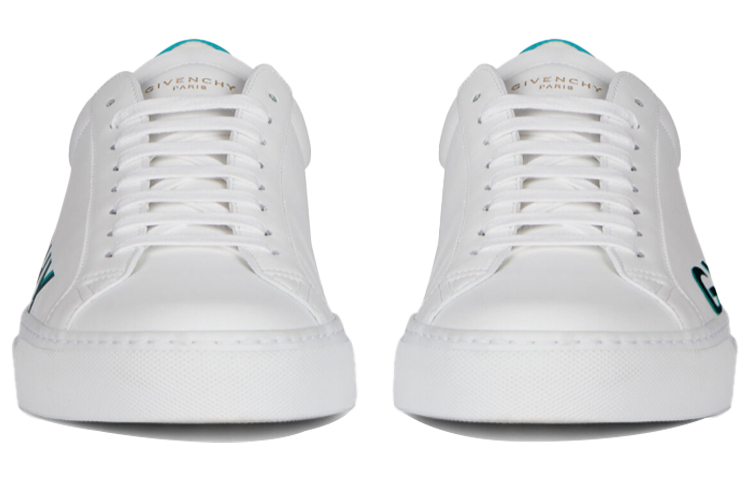 Givenchy Shadow Leather Sneakers 'White Green' 圖 3