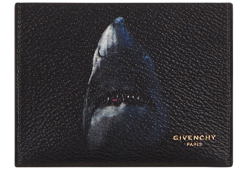 Givenchy Shark Bifold Card Holder Black