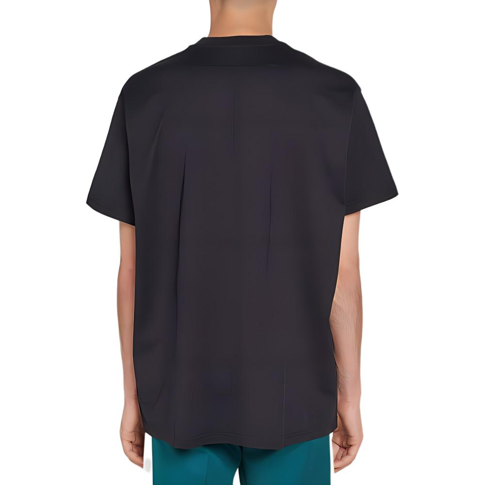 Sizing GIVENCHY Baju-T Longgar Hitam Cetakan Jerung BM70493Y0H-001