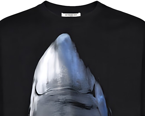 GIVENCHY Baju-T Longgar Hitam Cetakan Jerung BM70493Y0H-001 Cheap GIVENCHY Baju-T Longgar Hitam Cetakan Jerung BM70493Y0H-001