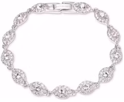 Givenchy Silver Sparkle Starry Crystal Unisex Bracelet - Luxe & Versatile Design 60511313-NY0 Givenchy Silver Sparkle Starry Crystal Unisex Bracelet - Luxe & Versatile Design 60511313-NY0