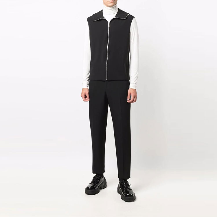 Shop 지방시 싱글 브레스티드 레이어드 블레이저 재킷 - 블랙 BM30AU13SA-001