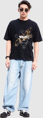 GIVENCHY Skull Print Oversized Black T-Shirt for Men. BM713X3Y6B-001 Shop GIVENCHY Skull Print Oversized Black T-Shirt for Men. BM713X3Y6B-001