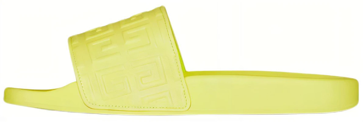 지방시 슬라이드 '4G - 형형광색 옐로우' BH301JH12Z-734 Buy 지방시 슬라이드 '4G - 형형광색 옐로우' BH301JH12Z-734