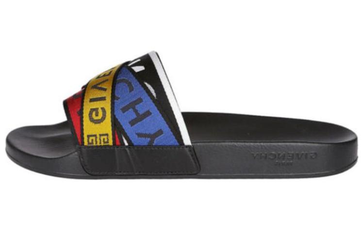 Buy Givenchy Slide ''Logo Webbing - Schwarz Multi'' BH300DH0A5-960