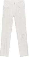 GIVENCHY Slim-Fit Mid-Rise White Denim Jeans. BM50ST50NJ-100 GIVENCHY Slim-Fit Mid-Rise White Denim Jeans. BM50ST50NJ-100